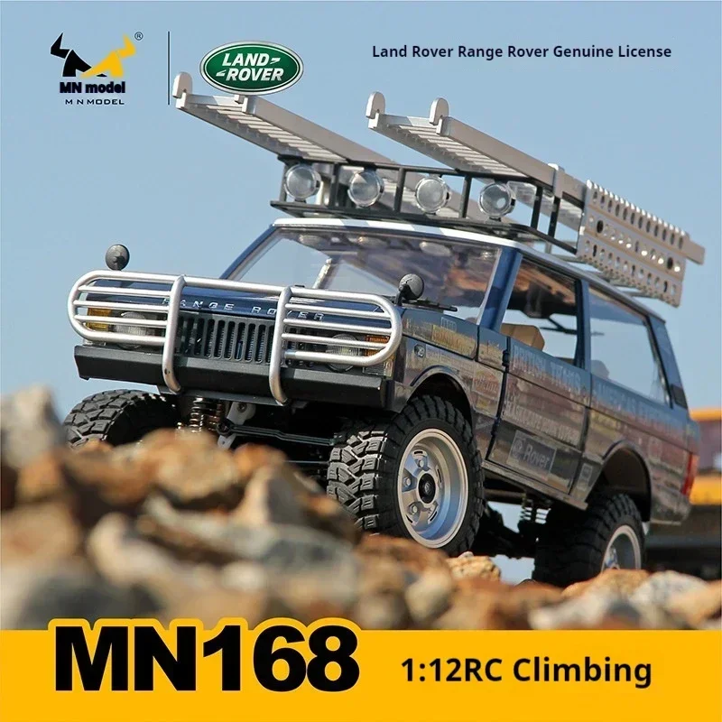 Mn168 1/12 Range Rover Afstandsbediening Klimvoertuig Professionele Rc 4wd Outdoor Off Road Voertuig Simulatie Model Speelgoed Jongen Gif