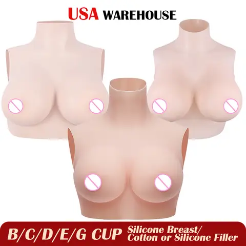 KOOMIHO – faux seins en Silicone 2e génération, demi-corps, poitrine énorme, bonnet B/C/D/E/G, transgenre, Drag Queen, tenue croisée pour hommes