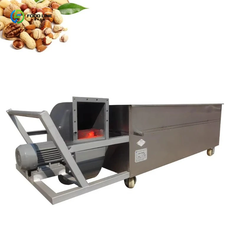 Customized Automated Fine Polished Nut Cooler Professional Roasted Peanut Cooling Device For Sale