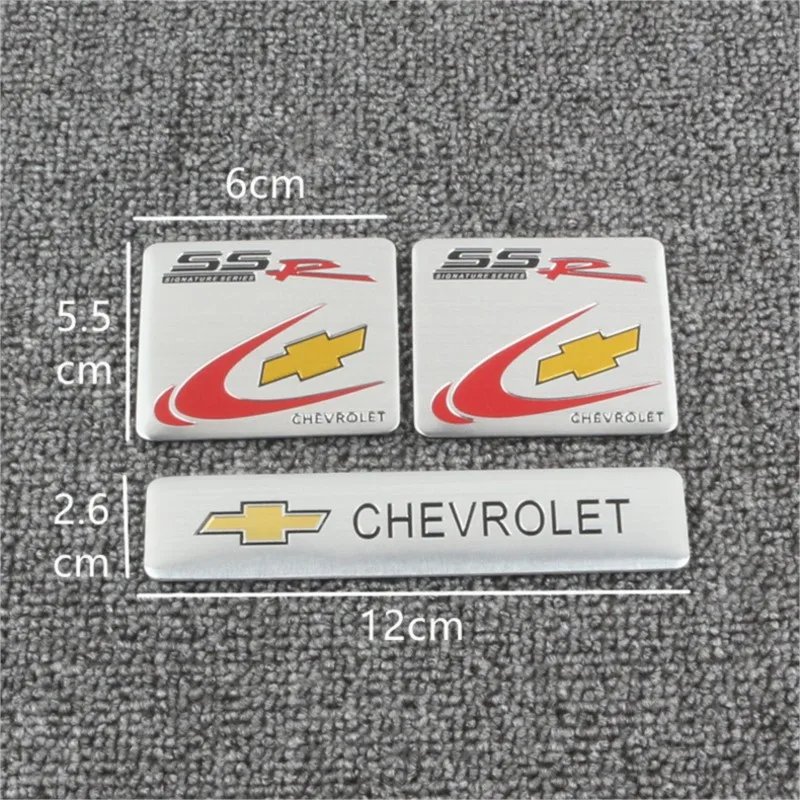 3D Car Metal Emblem Badge Car Body Trunk Badge Stickers Decal For Chevrolet Cruze Aveo Captiva Lacetti Auto Accessories