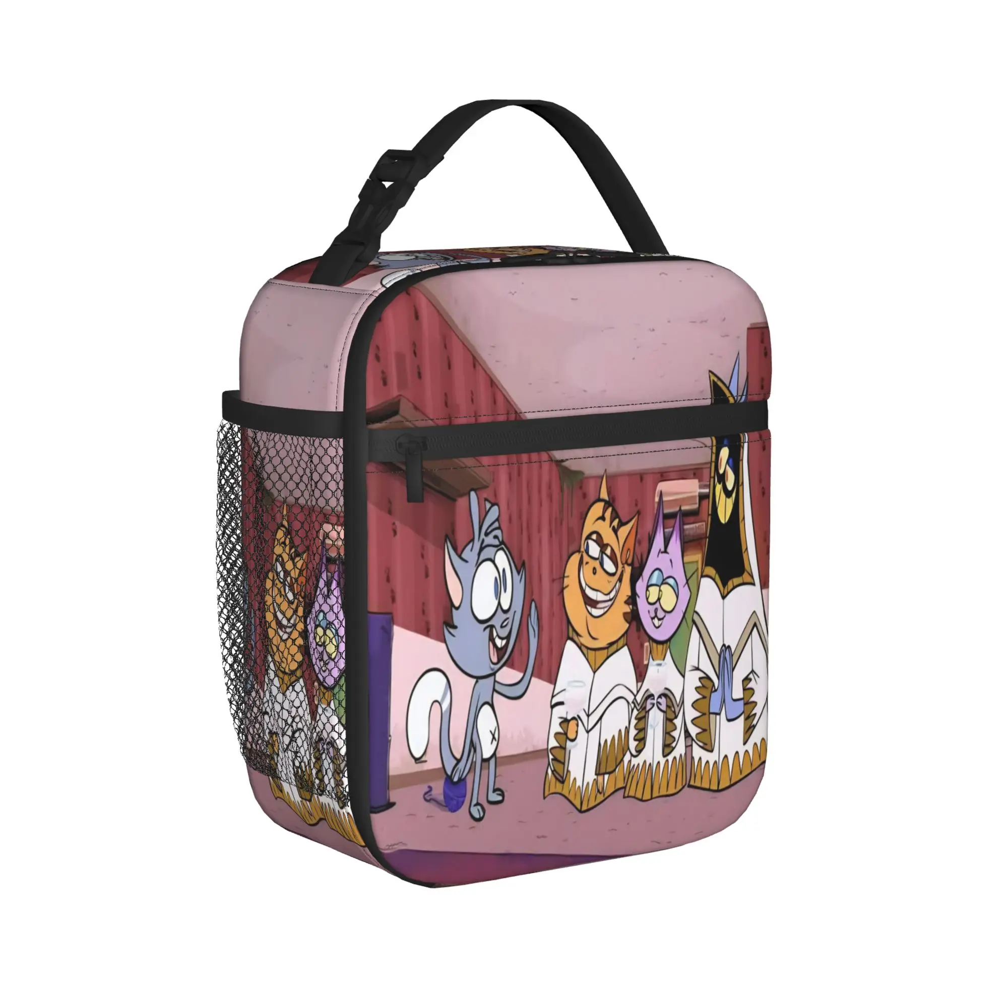 Ollie and Scoops Insulated Lunch Bag for Men Women  Food Container Bags Reusable Thermal Cooler Lunch Boxes For School Office