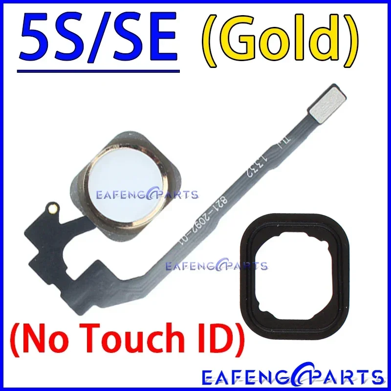 Replacement Parts for Iphone 5 5C 5S SE 2016 6 6Plus 6S Plus Home Button Flex Cable Return Function (No Fingerprint)