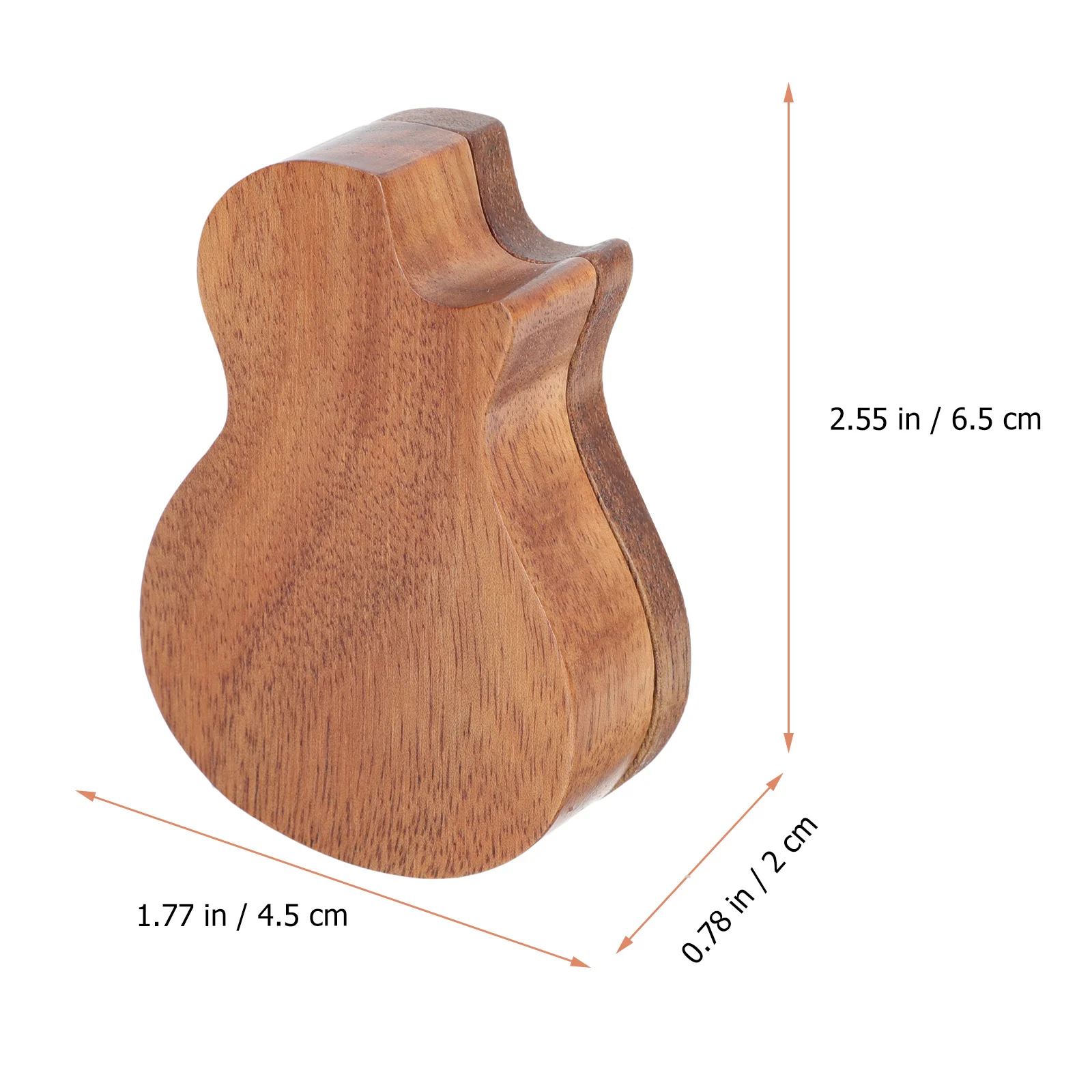 

Wooden Guitar Pick Holder Handmade Plectrum Box Acoustic Electric Guitar Storage Organizer School Concert Gift