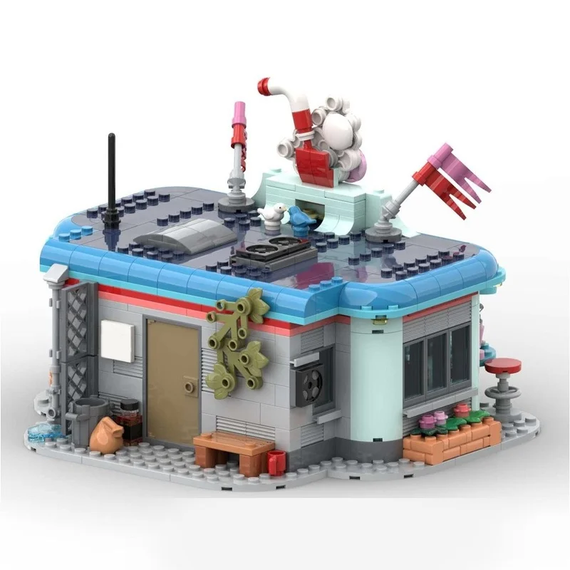 810 pçs moc milkshake bar cityed modelo blocos de construção construção diy brinquedo idéia educação tijolo crianças presentes natal aniversário