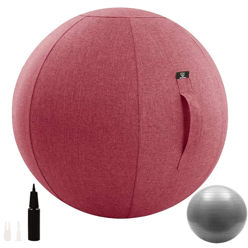 Sitting Exercise Ball Chair Yoga Ball with Cover