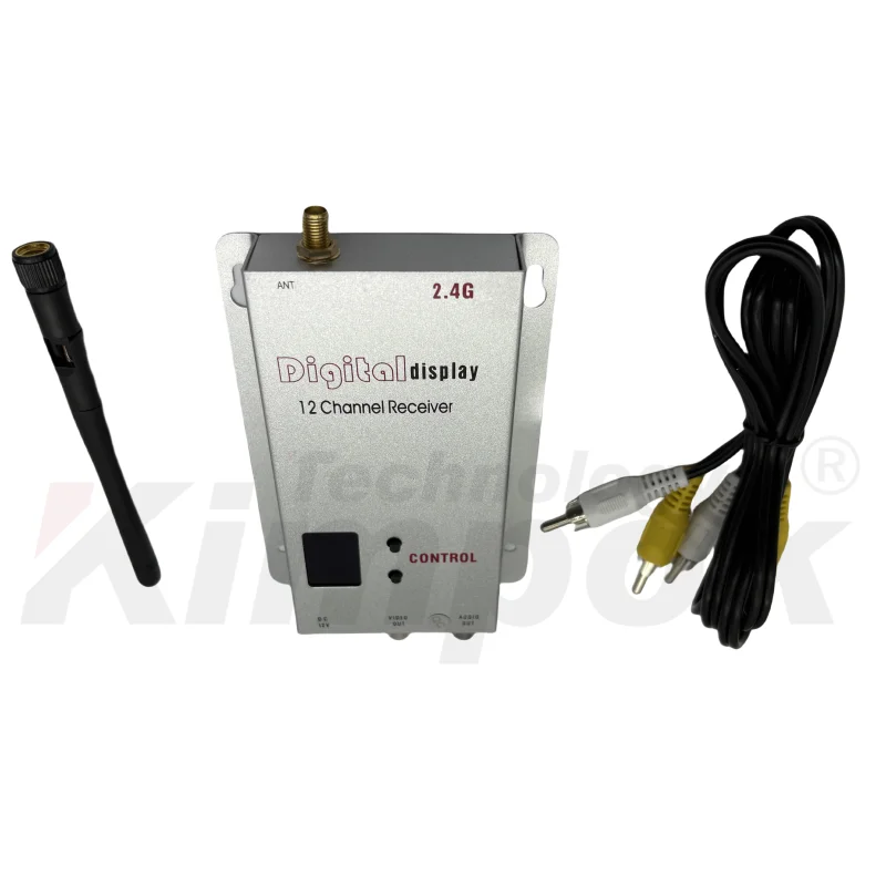 2.4G 2W UAV ビデオ送信機および受信機 8CH 長距離ドローン FPV ドローン VTX VRX AV 送信機