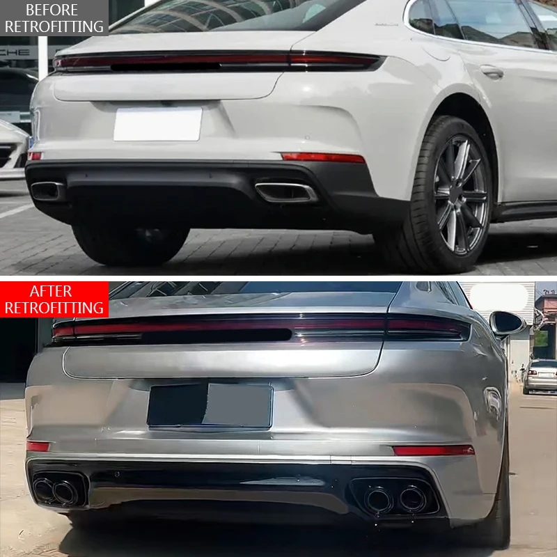 OUER 2024-2025 New Condition Mid Tail Sports Straight Exhaust Pipe Panamera 971 2.9 4S E-Hybrid 1 Year Warranty Modification