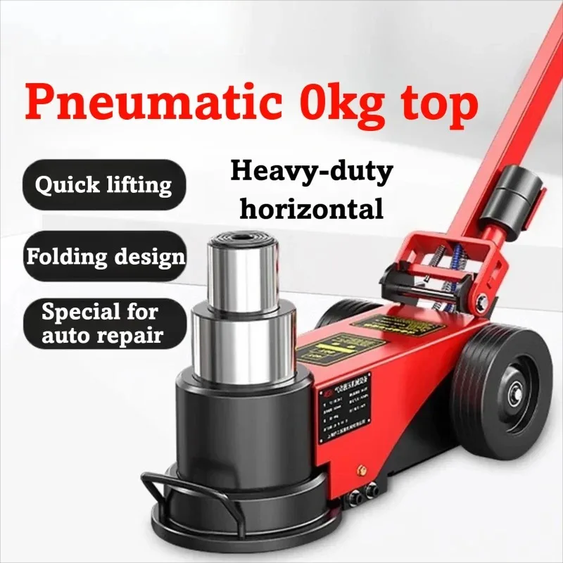 

2026 Heavy Duty Pneumatic Hydraulic Jack 30T 50T 80T for Truck Auto Repair Vehicle Maintenance Industrial Lifting Tool