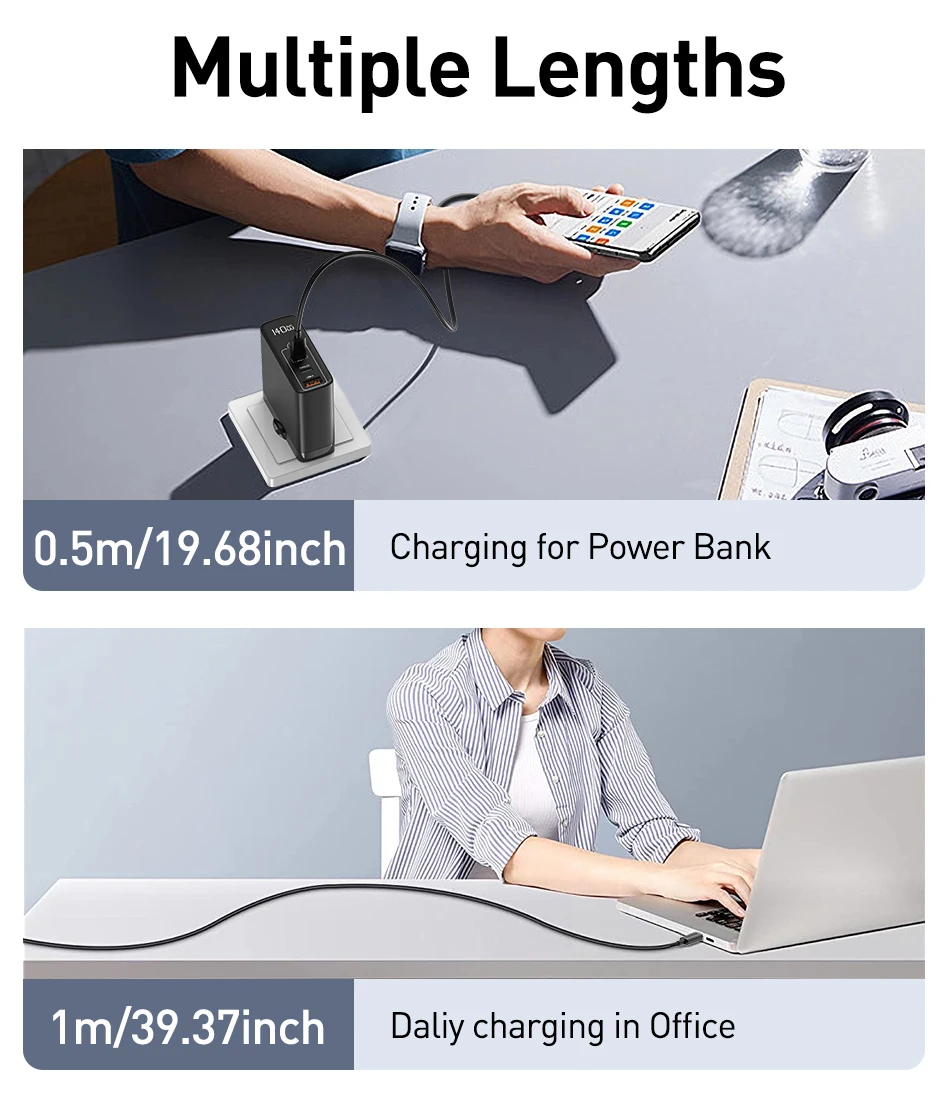 Câble USB-C 100W Rocoren – USB-C vers USB-C PD 20V 5A QC 4.0 Charge Rapide 1 Mètre 15 Sfcc8eb4e6b6446da8a743bd102b0b489Z