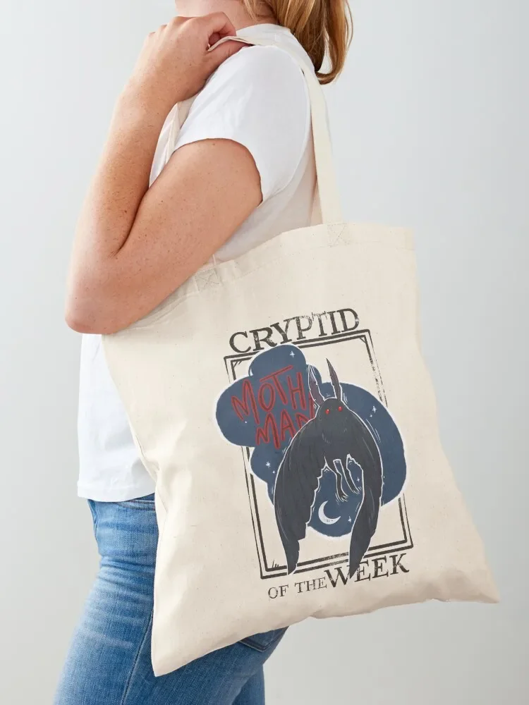 MothMan: حقيبة حمل كريبتيد أوف ذا ويك، حقيبة حمل كبيرة، حقائب حمل شخصية، حقيبة تسوق نسائية جمالية #1