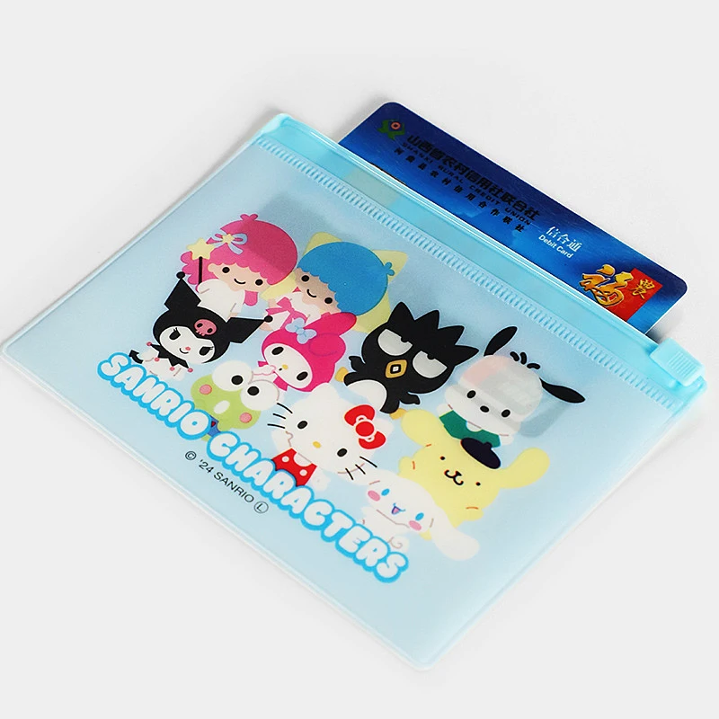 Sanrios mini bolsa de moedas hellokittys kuromi melody fone de ouvido linha de dados sacos de armazenamento bonito saco chave viajando portátil pequenos sacos