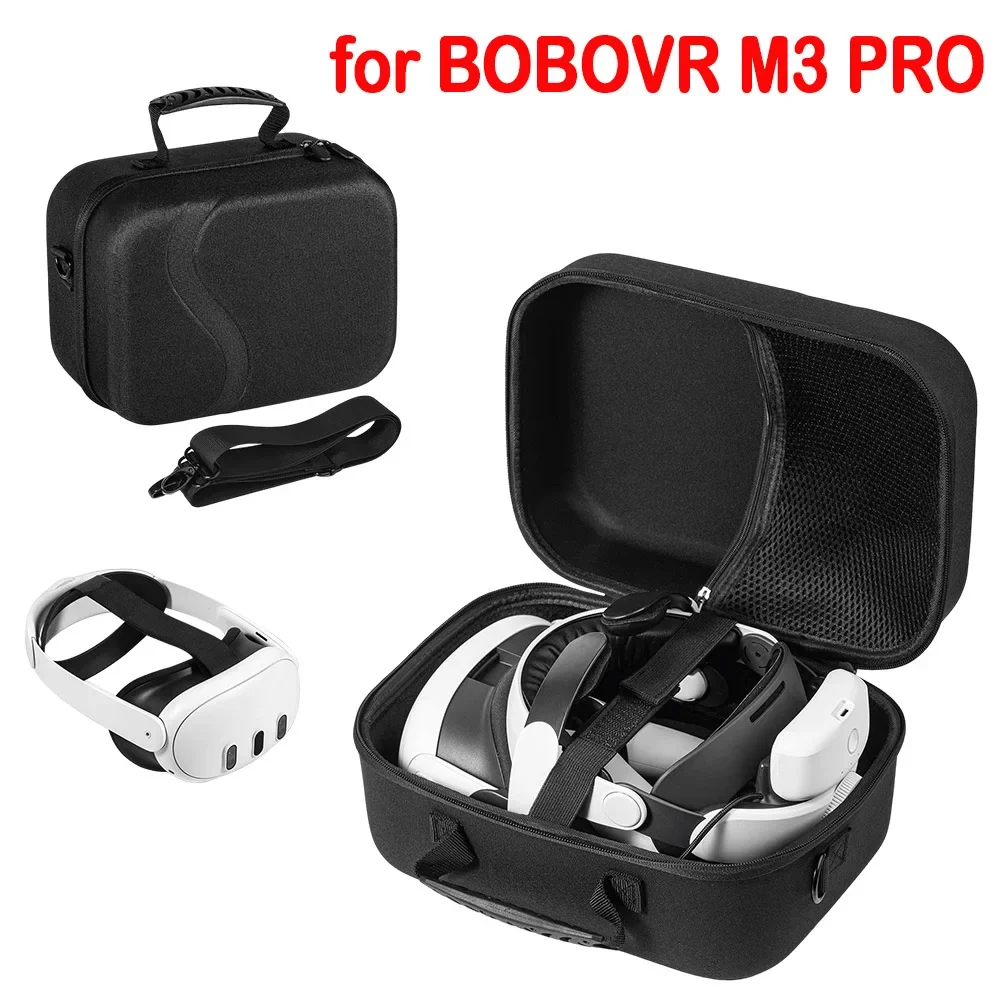 Storage Case for Meta Quest 3 for BOBOVR M3 PRO Elite Strap Protective Bag Hard Shell Case for Travel and Home Storage