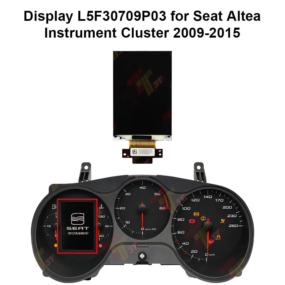 Display Screen for Seat Altea Display for Audi A1, VW passat,For Skoda Superb instrument cluster L5F30709P03