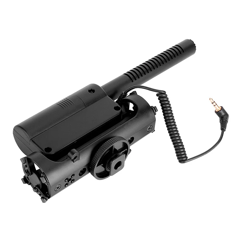 SGC-598 Condenser Video Recording Microphone for Nikon Canon Sony DSLR Camera, Photography Interview Microphone Gun Mic