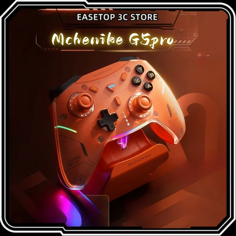 

Machenike G5pro V2 Gamepad Hot Swappable Tmr Joystick Optical Trigger Tri-Mode Wireless Bluetooth Optical Pc Steam Controller