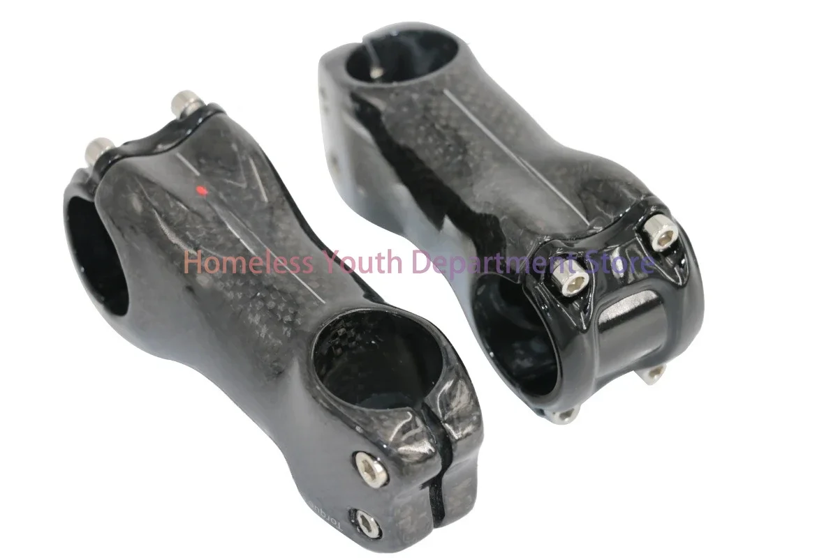 Brand New Silver 6 17 Angle Road Carbon Bicycle Stem 31.8*70-130mm 6 17 Degrees Mountain Bike Carbon Stem Mtb Bike Parts