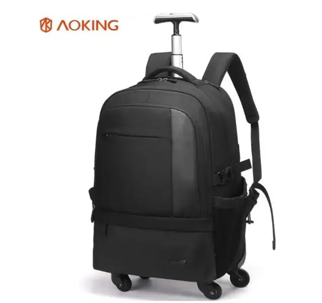 

Men Cabin Carryon hand luggage Trolley Suitcase Men Oxford Wheeled Bag Wheeled Backpack Waterproof Rolling luggage Bag On Wheels