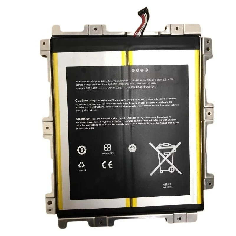 Nuova batteria di ricambio 3.8V 6300mAh 2955C7 58-000187 per Amazon Fire HD 10.1 "7a generazione modello SL056ZE versione 2017