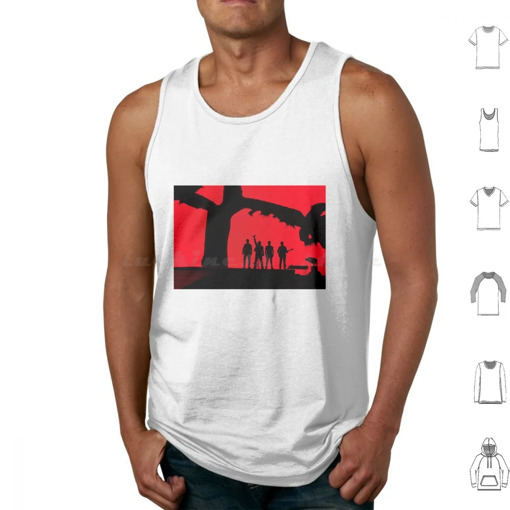 Under Tree , Joshua Tank Tops Print Cotton Joshua Tree Bono Joshua Tree Concert Tour