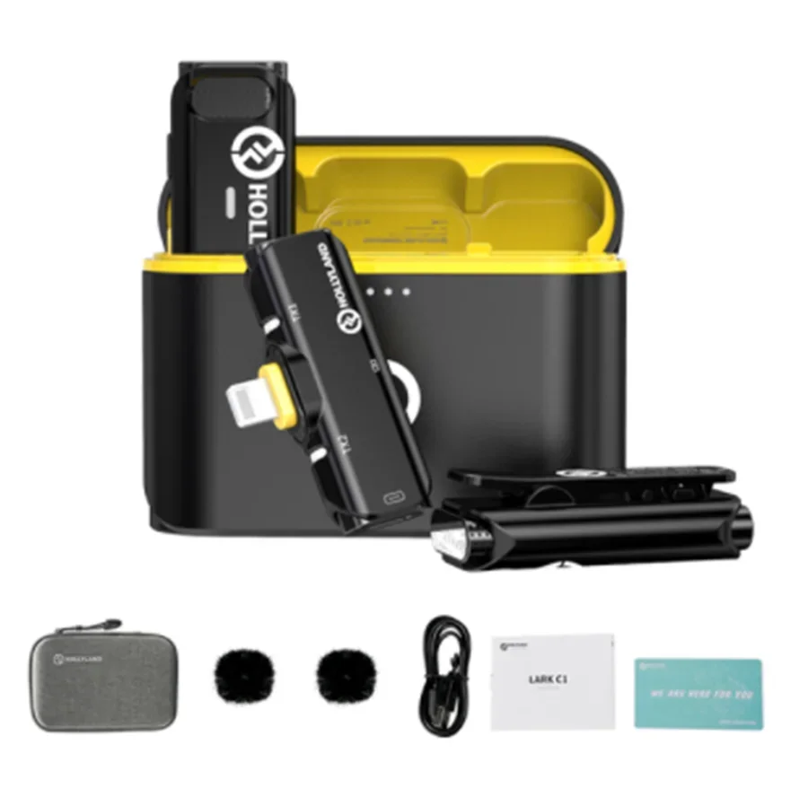 

In stock Lark C1 Live Streaming Vlog Wireless Lavalier MFi Certified Microphone for iPhone Android