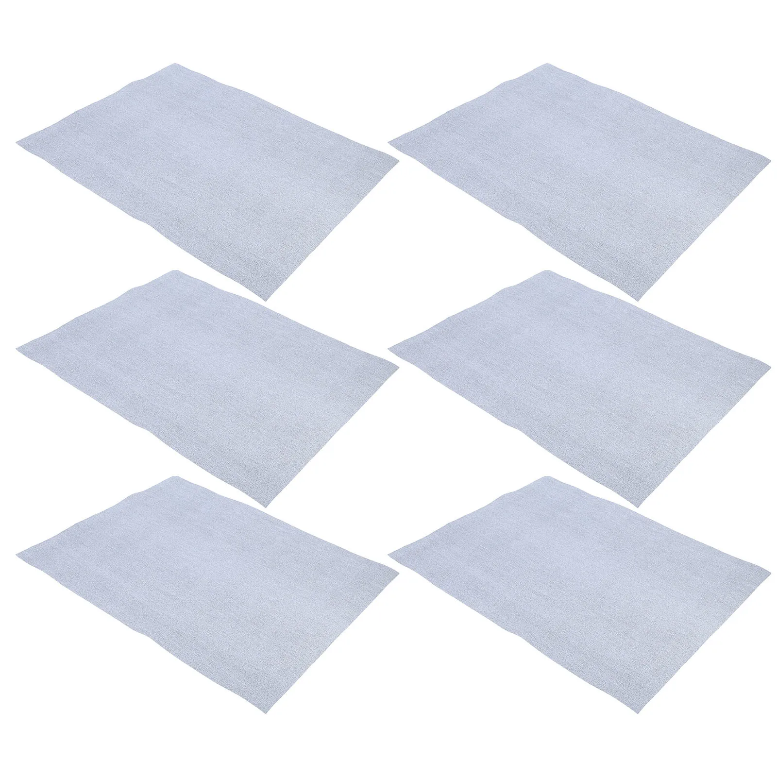 6pcs Reusable Water Writing Cloth Chinese Calligraphy Practice Mat Smooth Durable Imitation Rice Paper Portable Drawing Painting