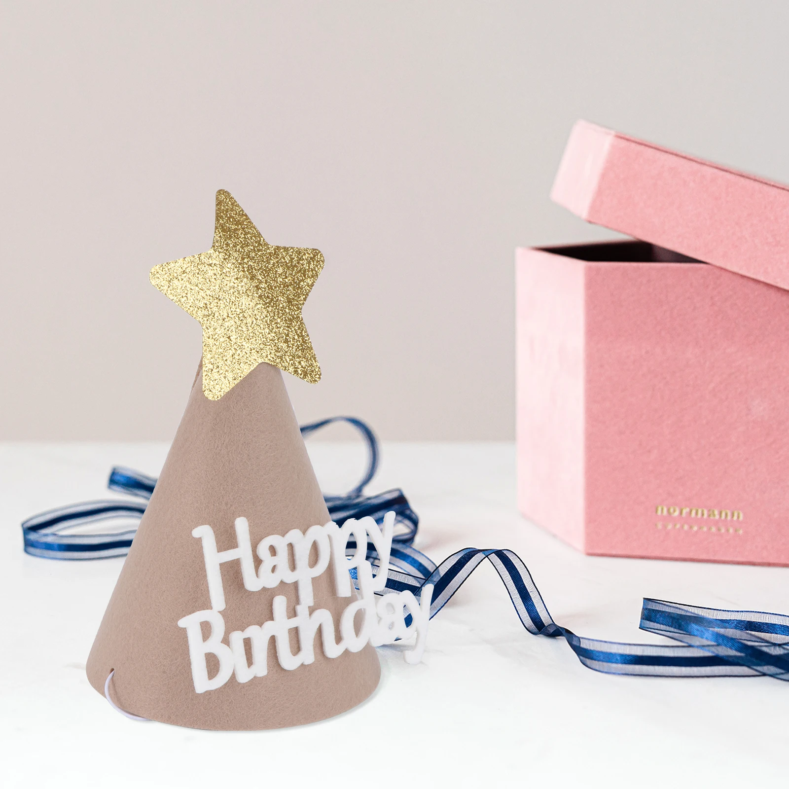 

1pc Thickened Felt Hats Kids Decorations Adorable Party Headwear Creative Costume Accessories Funny Birthday Caps Party