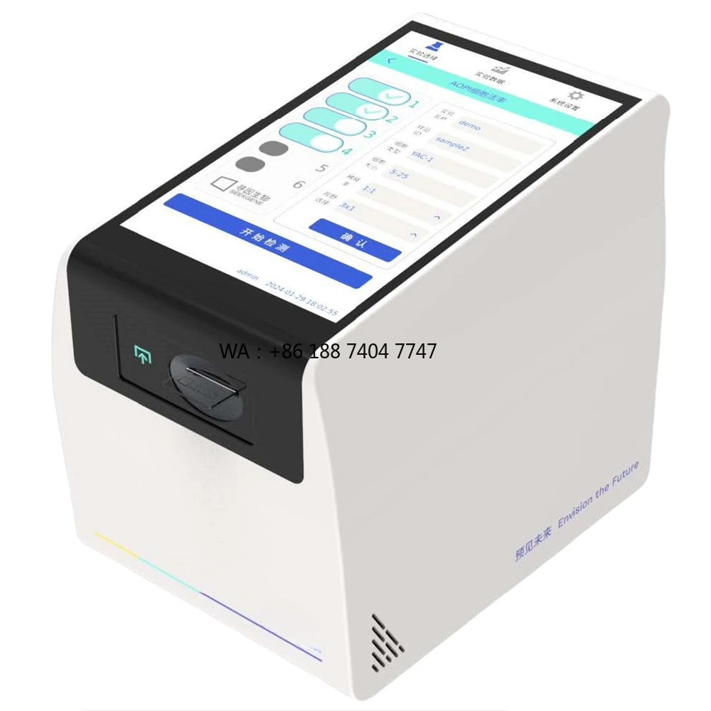 Cell Counter with PP Material OEM Support for LabBiological Laboratory Equipment SeekMate Tinitan Fluorescence Cell Analyzer