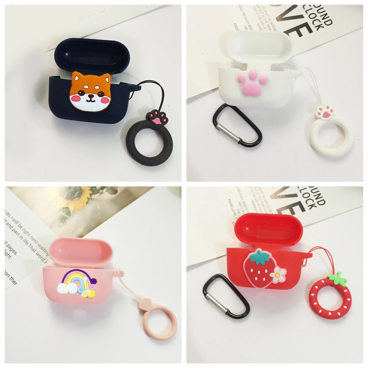 الكرتون سماعة غطاء لهواوي FreeBuds 7i / FreeBuds 6i 6 5 5i 4i 4 حافظة سيليكون للصدمات FreeBuds6 صندوق سماعة الرأس #1