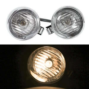 Evrensel motosiklet krom far, led sis farları, sis farları, LED retro far, yardımcı, 2,4 En iyi 10 satış, far yardımı-retro bisikletten bisiklete №4