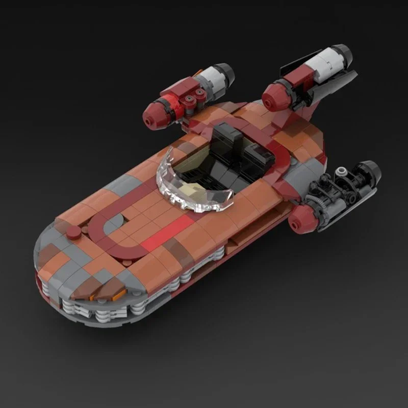 

377pcs MOC Lukess X-34 Landspeeder Star Battle Building Block Christmas Gift Advanced Collector Showcase For Display Enthusiasts
