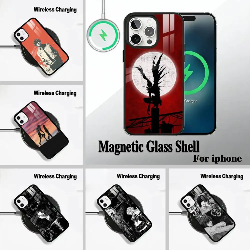 

D-Death- Note- Classic anime Wireless charging phone case compatible with iPhone 17/16/15/14/13/12/11