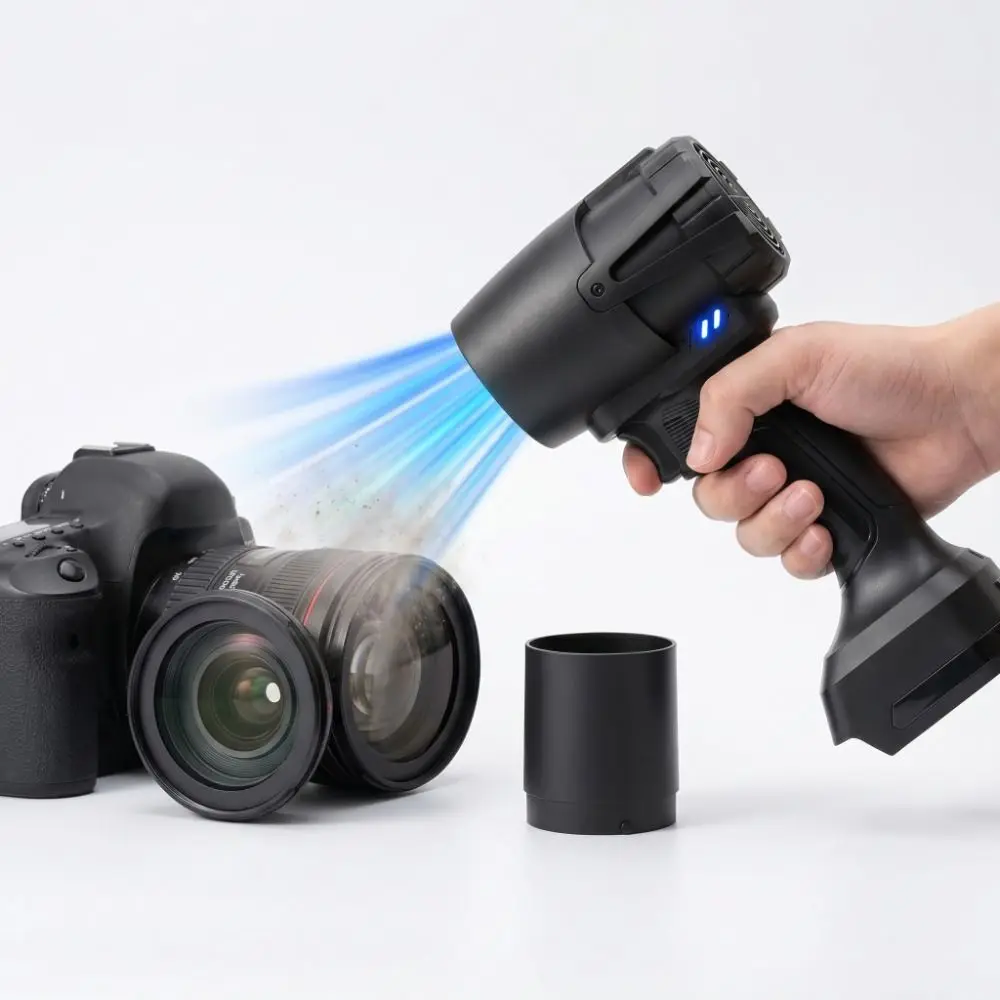 

Dual-Function Electric Leaf Blower 21 V Power 2-in-1 Design Rechargeable Blower High-power Strong Suction Electric Air Blower