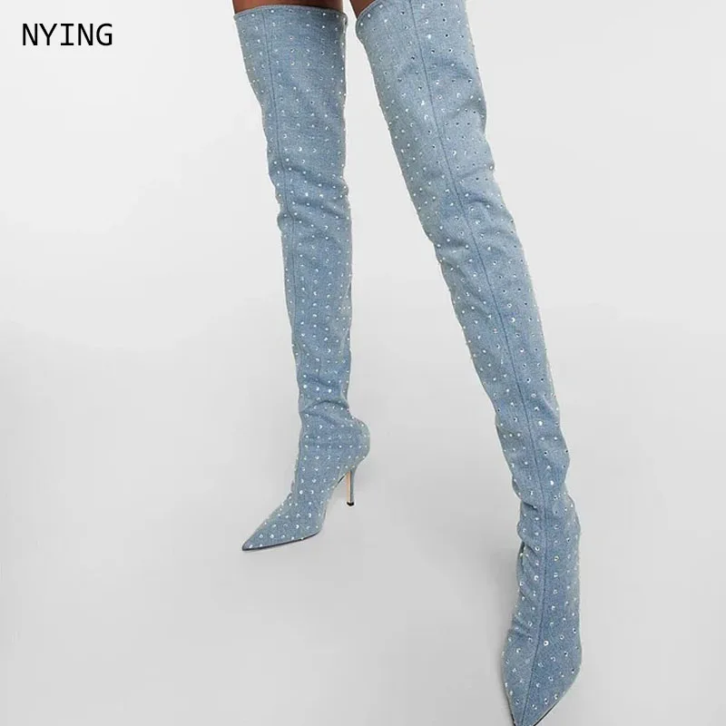 Sexy Light Blue Den… - image