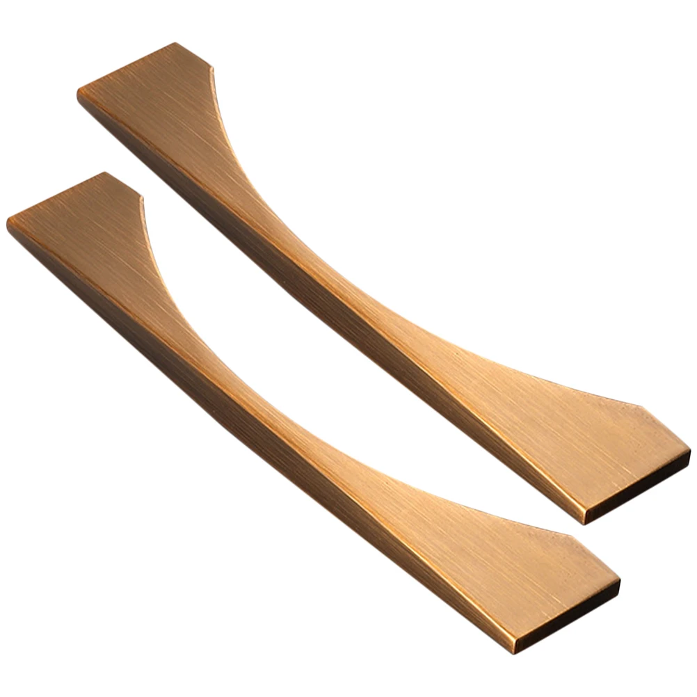 

2 Pcs Bronze Handle Wardrobe Door Decorative Drawer Pulls Knobs Cupboard Cabinet Zinc Alloy Metal Handles Sturdy