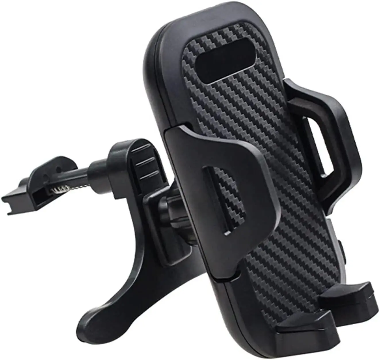 

Car Phone Holder GPS Navigation Bracket Universal Windshield Dashboard Mount Black ABS+PP+PVC for 50-100mm Width Mobile Phones