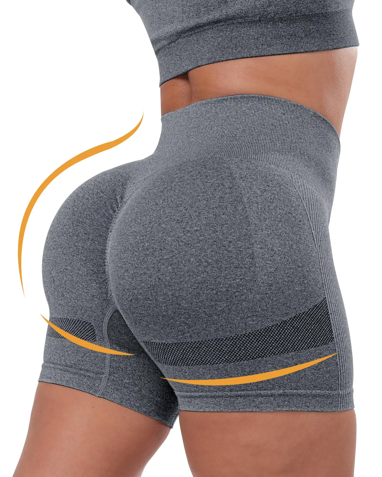 2024 4PCS Booty Lifting Gym Shorts Woman High Waist Fitness Multi Piece Set Shorts Summer Running Outdoors Butt Lifting Pants