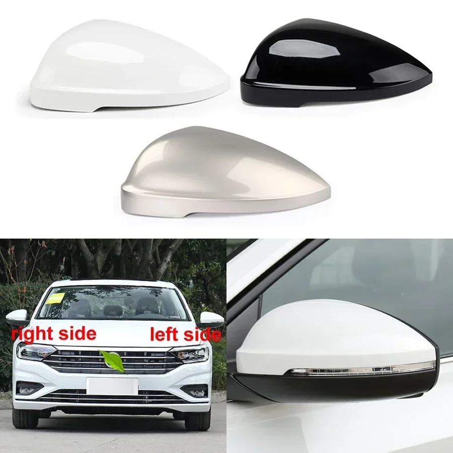 

For Volkswagen VW Jetta (Sagitar) 2019 2020 2021 Painted Auto Rear View Mirror Shell Cap Housing Wing Door Side Mirrors Cover