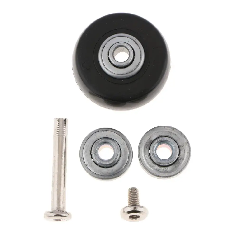Luggage Suitcase Replacement Wheels Axles Bearings Set Trolley Casters Repair
