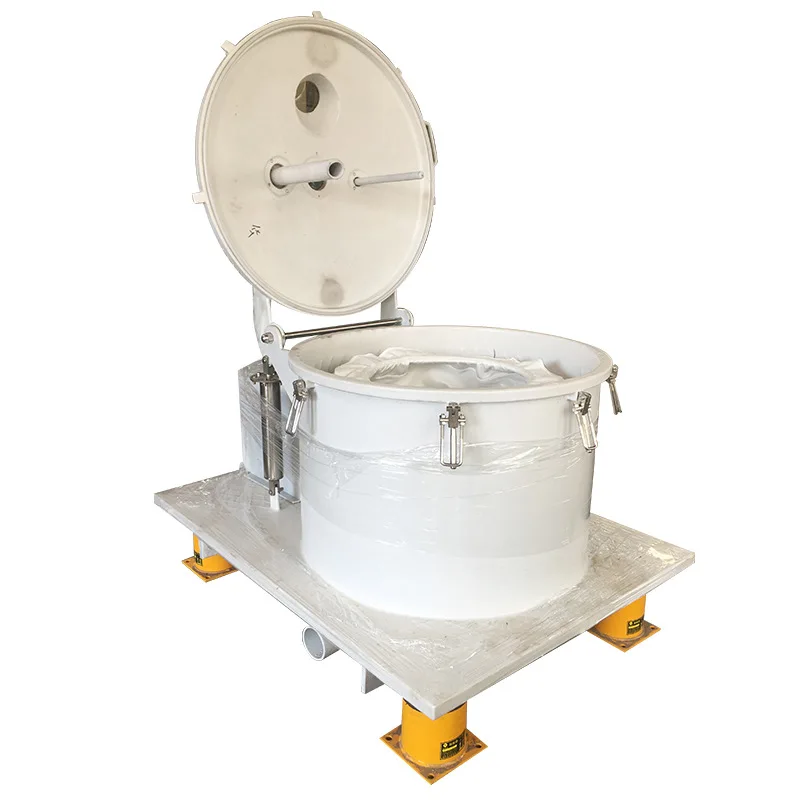 

Industrial solid-liquid separator, upper discharge closed plastic lining centrifuge, flat plate centrifuge