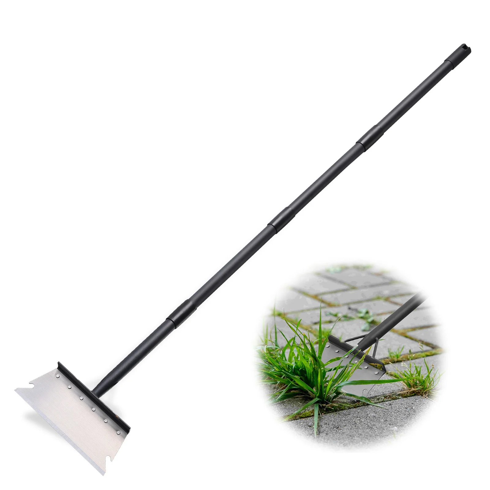 

Multifunctional Garden Cleaning Shovel, Lawn Floor Scraper with 59 Inch Heavy Duty Long Handle