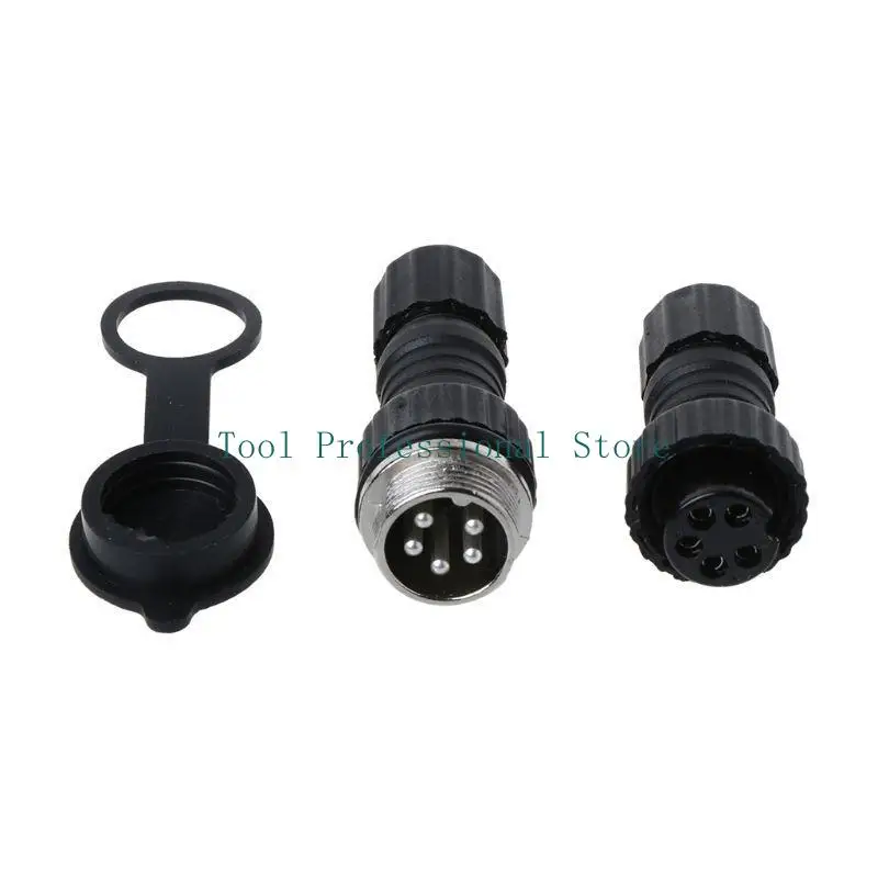 57QF GX16 Waterproof Aviation Connector Plug Socket 2/3/4/5/6 Pin New