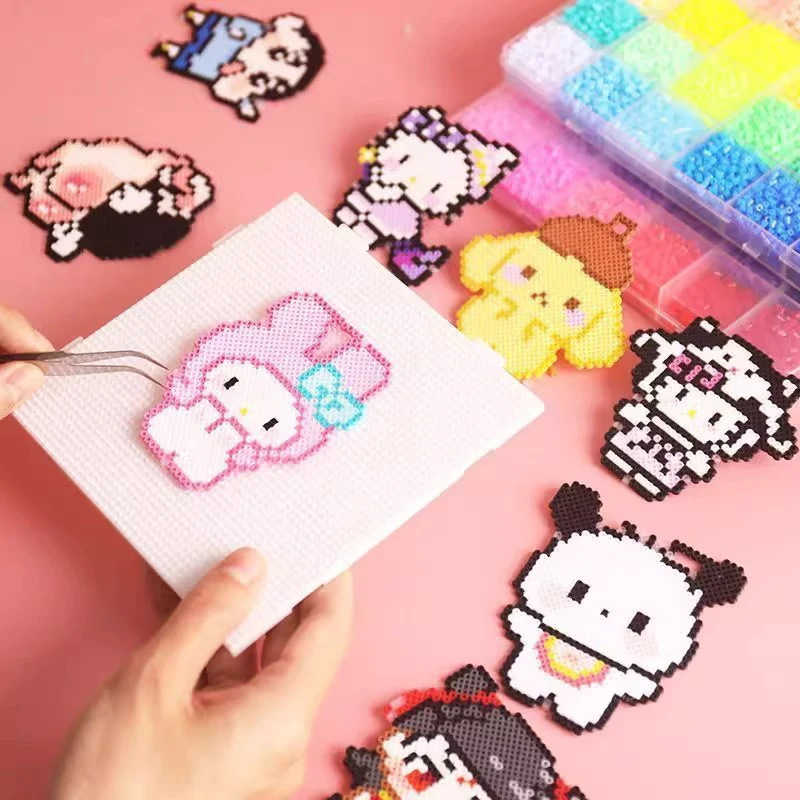 2.6mm 10000pcs Perler Beads Fuse Hama Beads for Diy Handmade Gift Home Decoration Jigsaw Puzzle