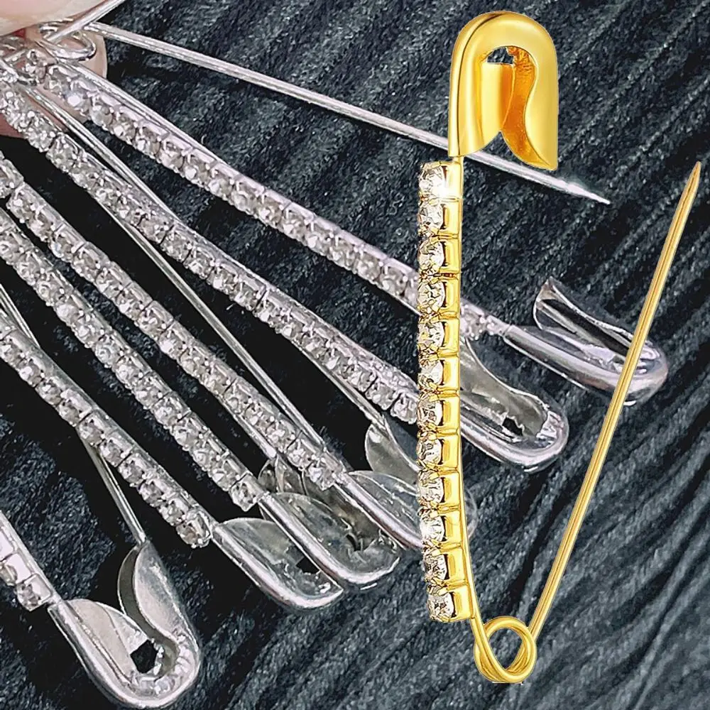 

Серебряные булавки со стразами, булавки, броши, аксессуары для одежды, свитер, шаль, броши, воротник с лацканами, булавки для свитера