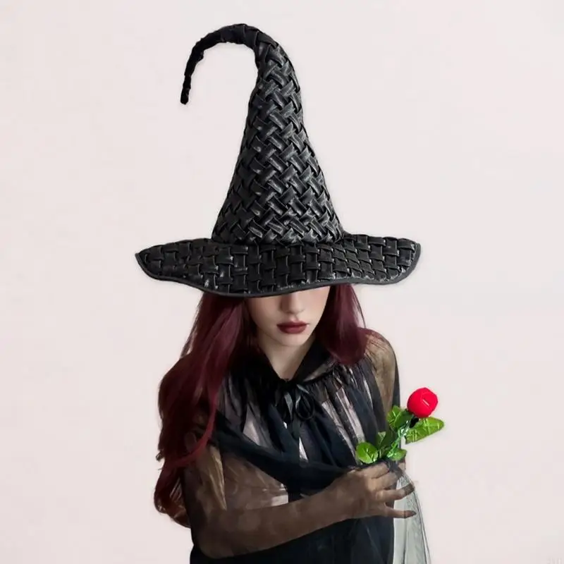 2025 Nuovo Twist Wizard Hat Halloween Hat Witch Hat Halloween Costume Witch Hat Party Wizard Hat Stage Performance Props