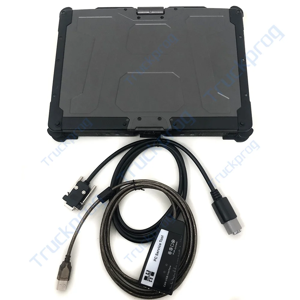

Getac V100 laptop for Yale Hyster Forklift Truck PC Service Tool Ifak CAN USB Interface Diagnostic Tool