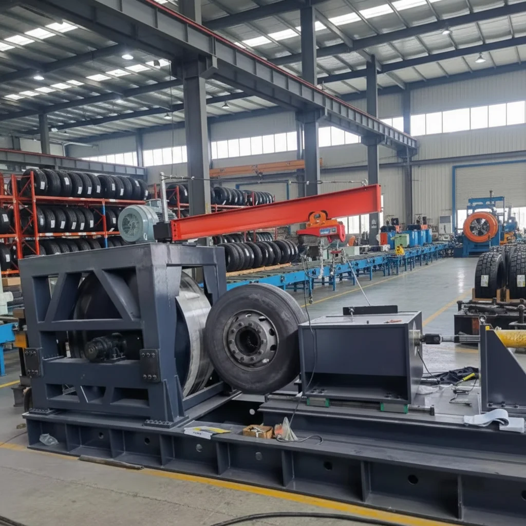 Versatile Tire Testing Machine Vehicle Parts Testing Machine Fatigue & Durability Test CE Certified - Customizable