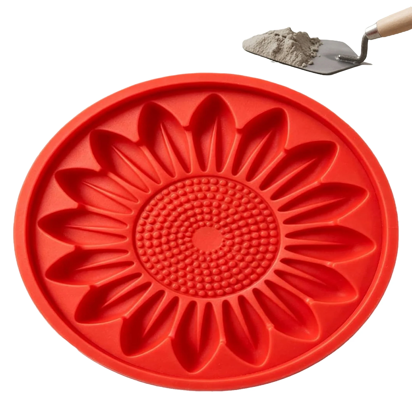 DIY Sunflower Concrete Path Maker Reusable Silicone Stepping Stone Garden Walkway Yard Decor Mould