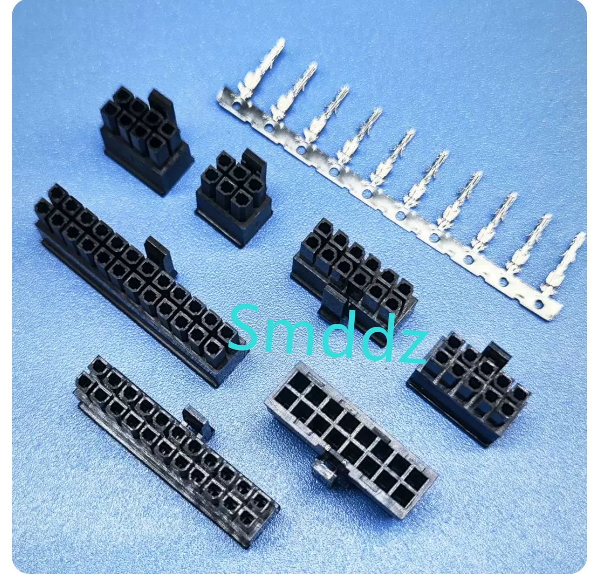 50 pieces ,  MX3.0mm spacing connector 5557 rubber shell double row buckle male seat rubber shell buckle main board plug