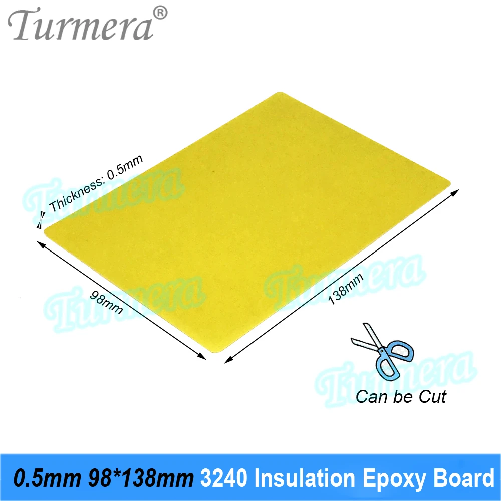 Turmera 3240 Insulation Epoxy Plate 0.5mm Thickness 98*138mm for 3.2V 30Ah 32Ah 40Ah 280Ah 12.8V Lifepo4 Batteries Pack Diy Use