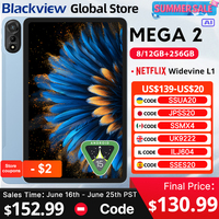 Blackview MEGA 2 Tablets 12 inch 2K Display Widevine L1 Android 15  24GB(8+16) 256GB 9000mAh AI Main Camera Pad PC